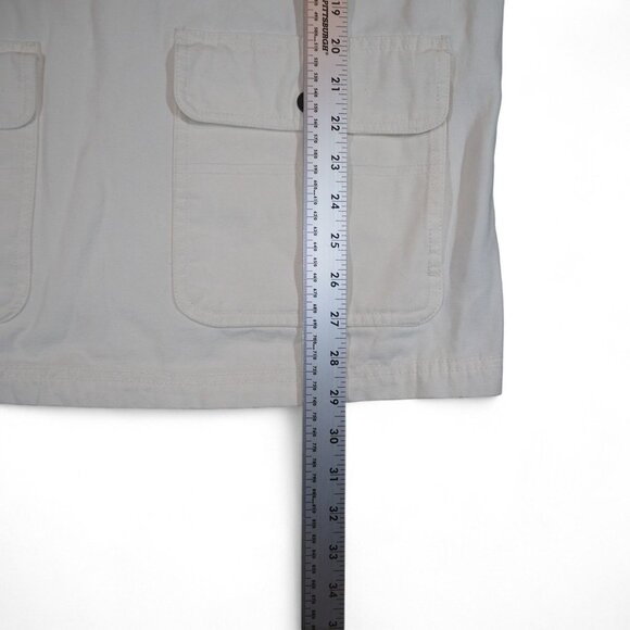 Vans Drill Chore Anorak Quarter Zip Antique White Men's M VN0A7SDI - Picture 10 of 10